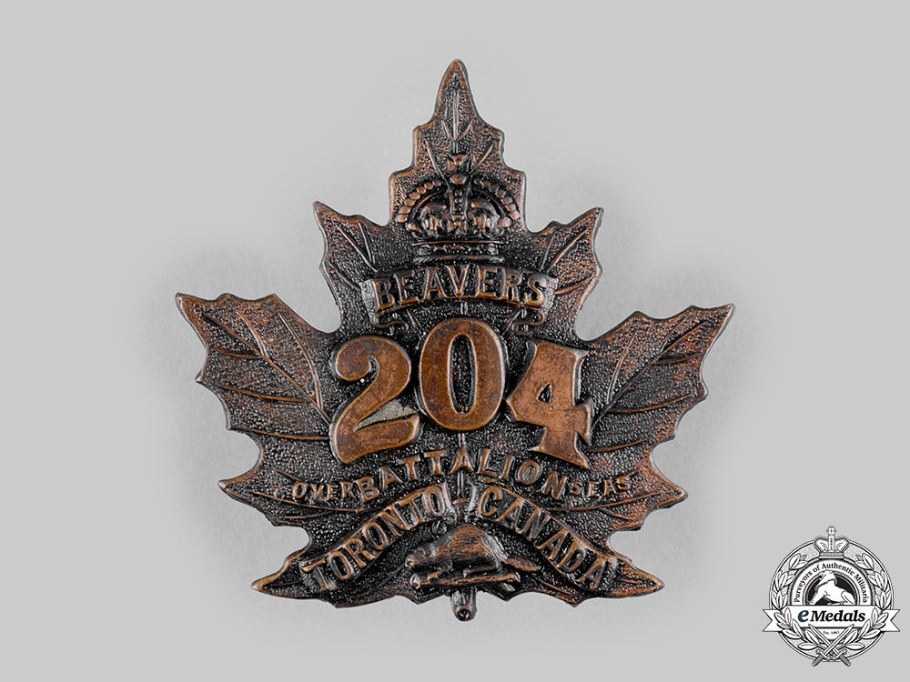 canada,_cef._a204_th_infantry_battalion"_toronto_beavers"_cap_badge,_c.1916_m19_18658_1_1