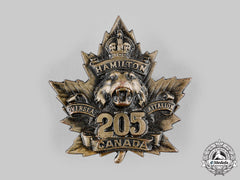 Canada, Cef. A 205Th Infantry Battalion "Hamilton Tiger Battalion" Cap Badge, C.1916