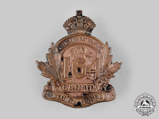 canada,_cef._a164_th_infantry_battalion"_halton_and_dufferin_battalion"_cap_badge,_c.1915_m19_18709_1