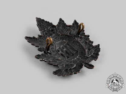 canada,_cef._a166_th_infantry_battalion"_queen's_own_rifles_of_canada"_cap_badge,_c.1915_m19_18717_1