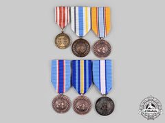 United Nations. Six Medals & Decorations