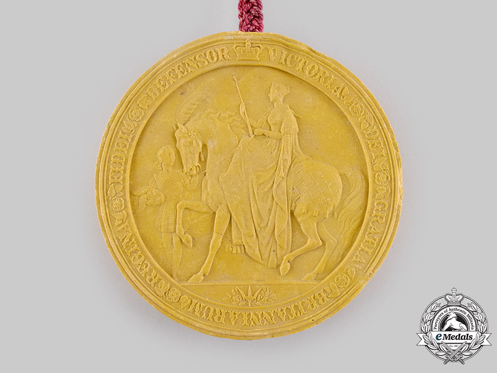 united_kingdom._a_patent_of_invention_with_great_seal_of_the_realm_to_joseph_eccles,_march1860_m19_18804