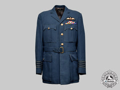 United Kingdom. The Raf Service Tunic Of Wing Commander/Group Captain Edward John Holden, Mbe