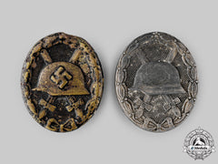 Germany, Wehrmacht. A Pair Of Wound Badges