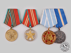 Russia, Soviet Union. Four Medals & Decorations