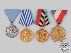 Yugoslavia, Socialist Federal Republic. Four Medals & Awards
