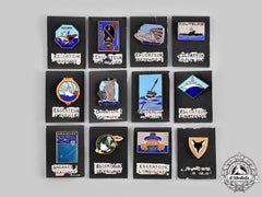 France. Twelve Navy Badges