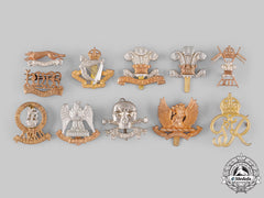 United Kingdom. A Lot Of Eleven Regimental Badges