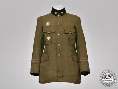 japan,_imperial._an_army_officer’s_tunic_with_side_cap_m19_1923