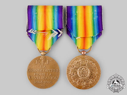 belgium,_kingdom;_france,_third_republic._two_first_war_victory_medals_m19_19426