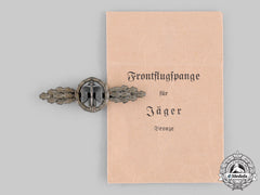 Germany, Luftwaffe. A Short Range Day Fighter Clasp, Bronze Grade, By G.h. Osang, With Envelope