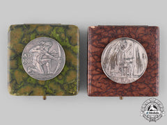 Germany, Imperial. A Pair Of German Shooting Federation (Dsb) Competition Medals, With Cases
