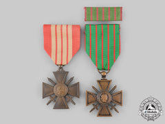 France, Iii Republic. Two War Crosses (Croix De Guerre)