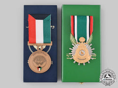 Kuwait, State; Saudi Arabia, Kingdom. Two Kuwait Liberation Commemorative Medals 1991