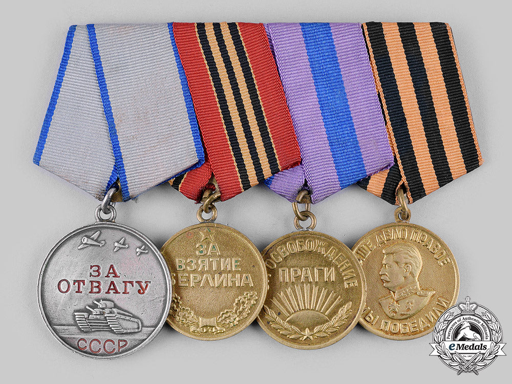 russia,_soviet_union._a_bravery_medal_group,_to_private_popadenko_vasiliy_mikhaylovich,1_st_ukrainian_front_m19_20103