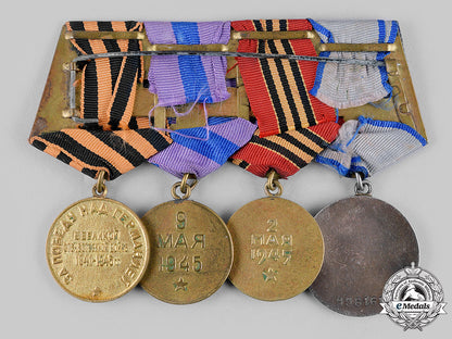 russia,_soviet_union._a_bravery_medal_group,_to_private_popadenko_vasiliy_mikhaylovich,1_st_ukrainian_front_m19_20104