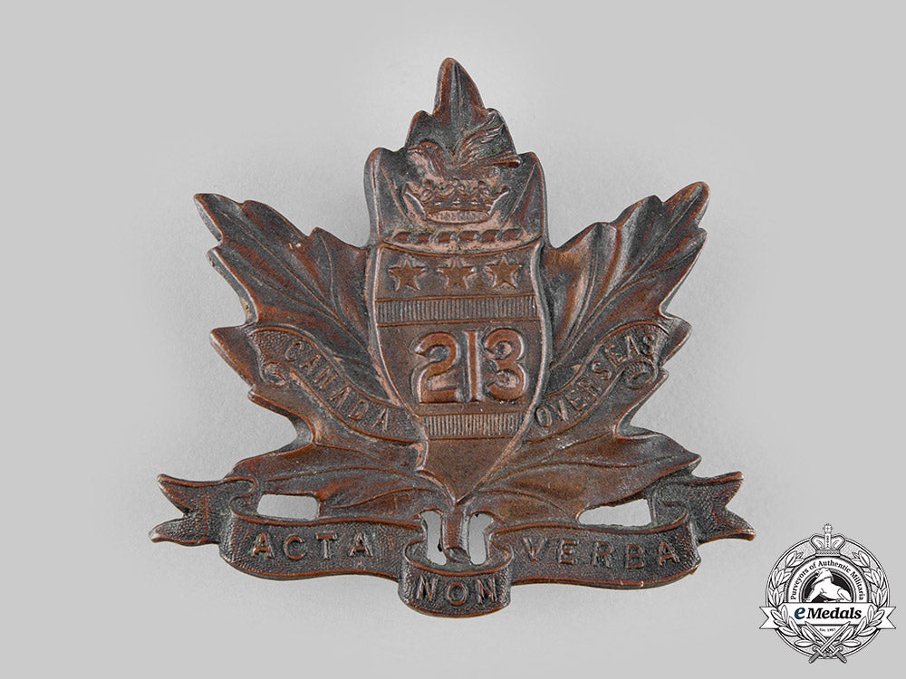 canada,_cef._a213_th_infantry_battalion"_toronto_americans"_cap_badge,_by_geo.e.lees,_c.1916_m19_20137