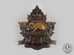 Canada, Cef. A 214Th Infantry Battalion "Saskatchewan Battalion" Cap Badge, By Dingwall, C.1916