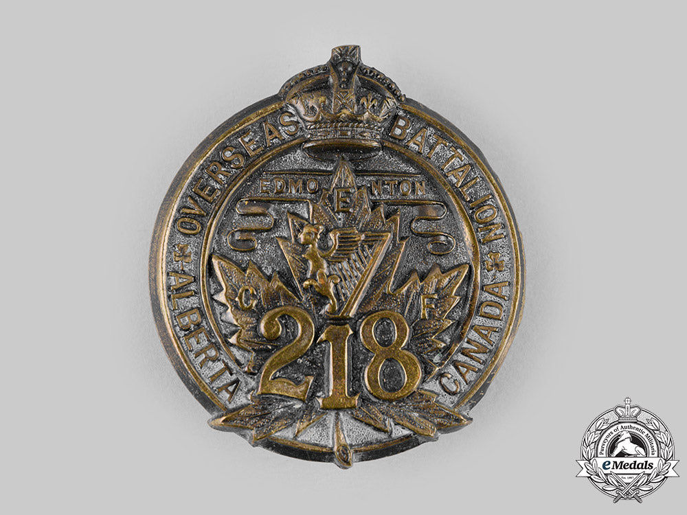 canada,_cef._a218_th_infantry_battalion"_edmonton_irish"_cap_badge,_by_jackson,_c.1916_m19_20155