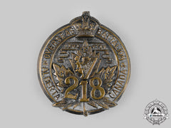 Canada, Cef. A 218Th Infantry Battalion "Edmonton Irish" Cap Badge, By Jackson, C.1916