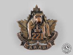 Canada, Cef. A 221St Infantry Battalion Cap Badge, By Dingwall, C.1916