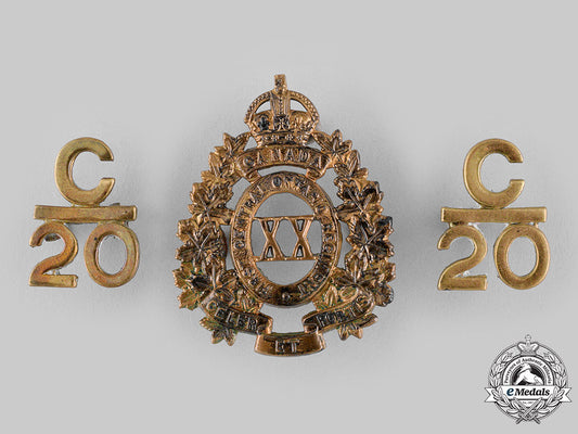canada,_cef._a20_th_infantry_battalion"1_st_central_ontario_regiment"_set,_by_j.r.gaunt,_c.1916_m19_20212