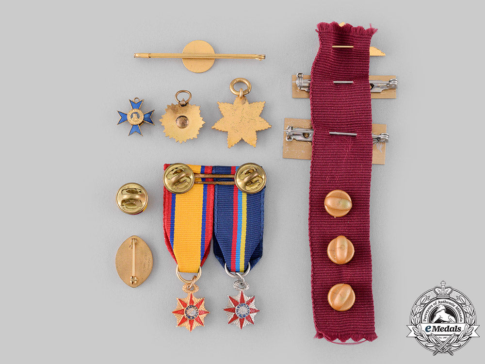 united_states,_international._a_lot_of_nine_awards_and_miniature_medals_m19_20223