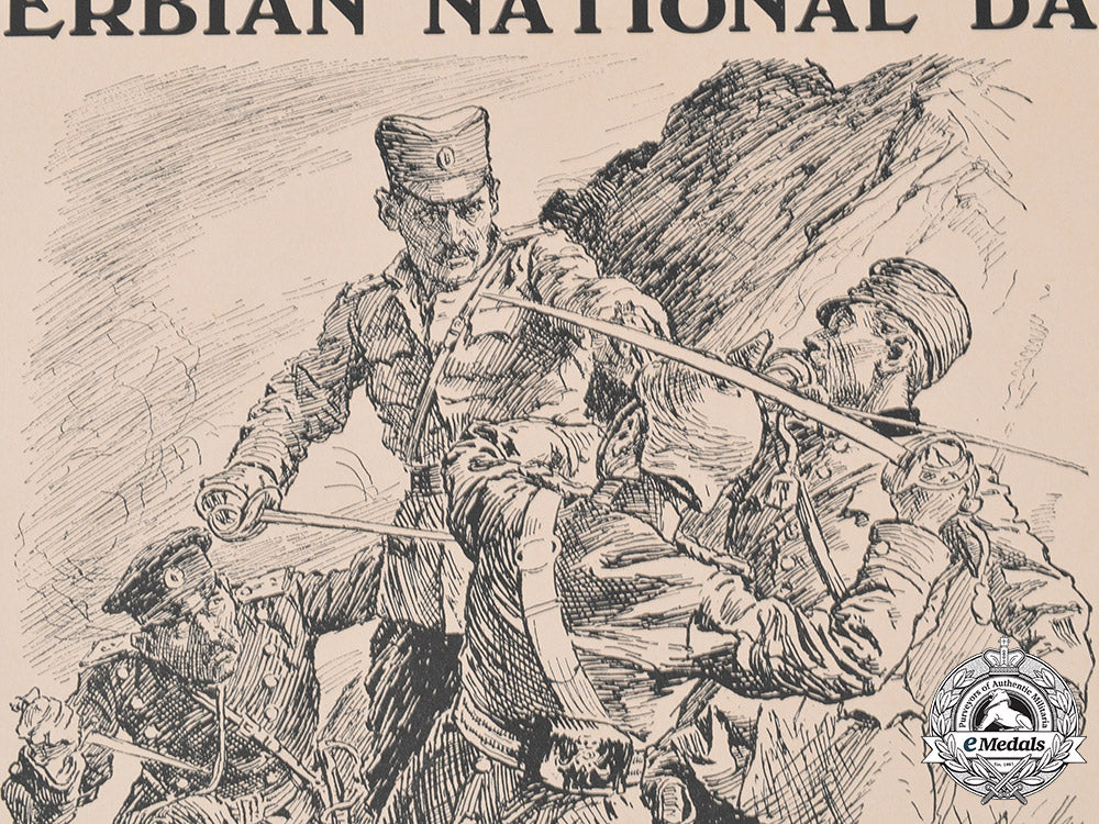 serbia,_kingdom._a_mint&_historically_important_british_kosovo_day_celebration_poster,_c.1917_m19_20229_1