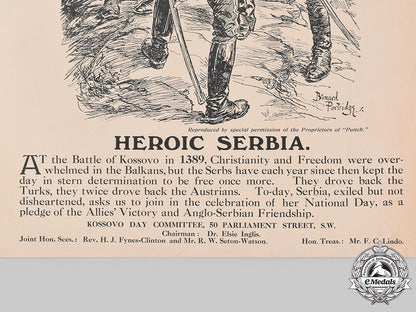 serbia,_kingdom._a_mint&_historically_important_british_kosovo_day_celebration_poster,_c.1917_m19_20230_1