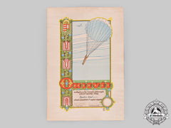 Hungary, Kingdom. A Parachutist Proficiency Certificate For 11 Jumps To Emil Beslics, 1St Parachute Battalion