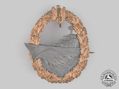 Germany, Kriegsmarine. A Destroyer War Badge By Josef Feix & Söhne