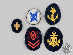 Germany, Kriegsmarine. A Lot Of Kriegsmarine Career Specialist Em/Nco Sleeve Insignia