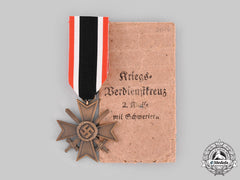 Germany, Wehrmacht. A War Merit Cross, Ii Class With Swords, With Package Of Issue By Ferdinand Hoffstätter