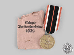 Germany, Wehrmacht. A War Merit Medal, With Package Of Issue, By Frank & Reif