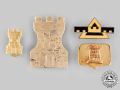 Argentina, Republic. Four Argentine Army Engineer's Badges