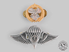 Saudi Arabia, Kingdom. Two Saudi Arabian Armed Forces Badges