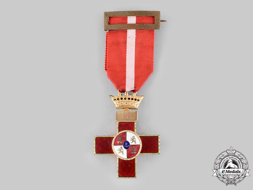 spain,_franco._an_order_of_military_merit,_i_class_cross,_red_distinction_c.1950_m19_20925_1