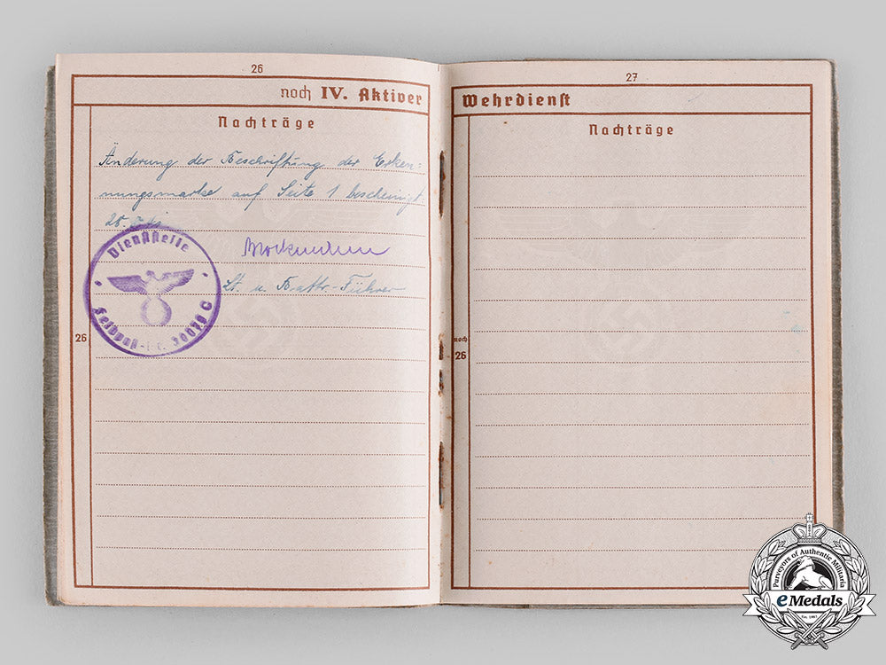 germany,_heer._a_wehrpaß_to_heer_obergefreiter_josef_steels,_kia_on_the_eastern_front_m19_21019