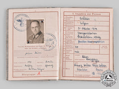 Germany, Heer. A Wehrpaß To Oberzahlmeister Eugen Stäbler