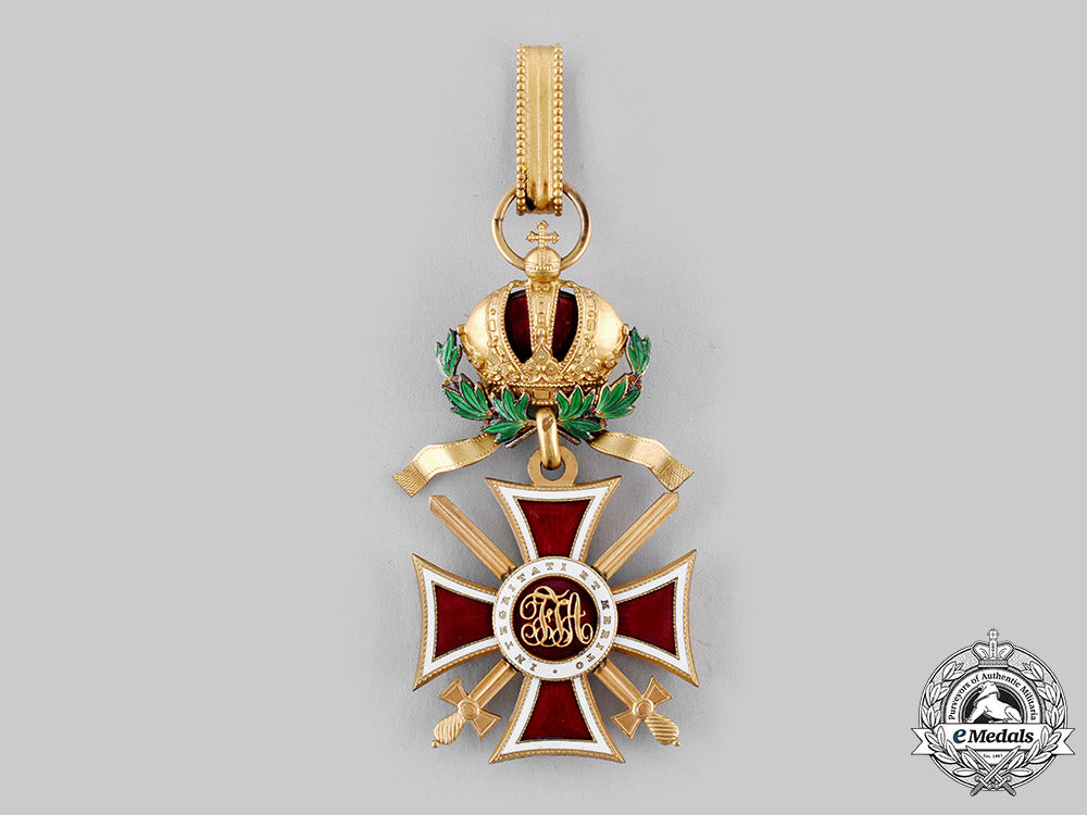 austria,_imperial._an_imperial_order_of_leopold,_i_class_with_war_decoration&_gold_grade_swords(_rothe_copy)_m19_21224