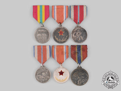 korea,_democratic_people's_republic._six_medals&_one_cap_badge_m19_21328