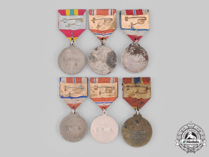korea,_democratic_people's_republic._six_medals&_one_cap_badge_m19_21329