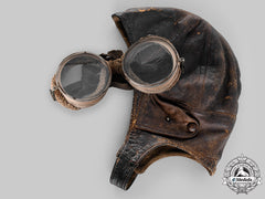 United States. An Army Air Service Flying Helmet & Goggles, By A.g. Spalding & Bros