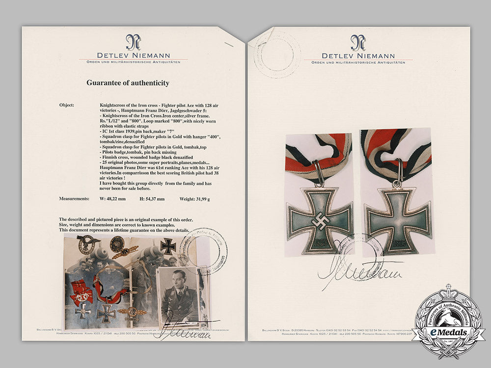 germany,_luftwaffe._the_decorations,_awards&_photographs_of_fighter_ace_franz_dörr_m19_2148_1_1