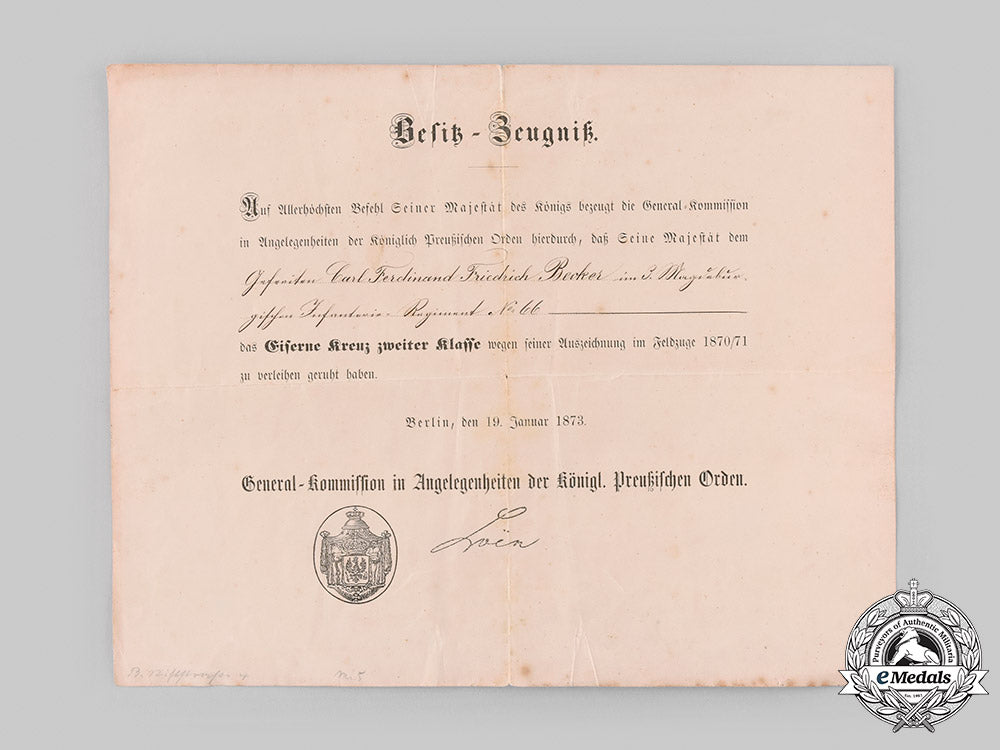 germany,_imperial._an1870_iron_cross_ii_class_with_award_documents,_to_carl_ferdinand_friedrich_becker_m19_21688