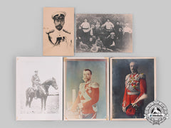 Russia, Imperial. A Lot Of Five Tsar Nicholas Ii Romanov Photographs