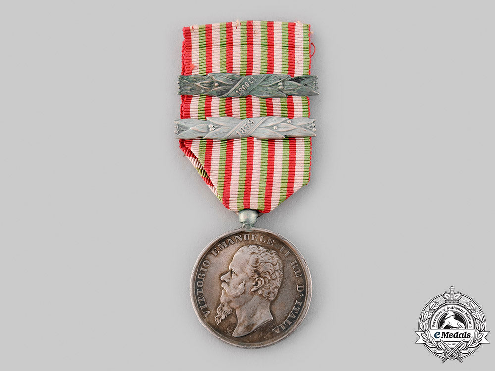italy,_kingdom._a_medal_for_the_wars_of_independence&_the_unity_of_italy,2_clasps,_c.1866_m19_21835