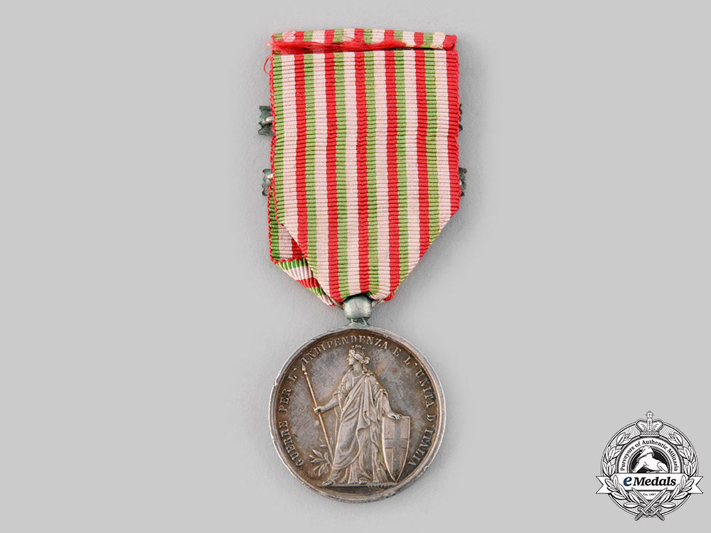 italy,_kingdom._a_medal_for_the_wars_of_independence&_the_unity_of_italy,2_clasps,_c.1866_m19_21836