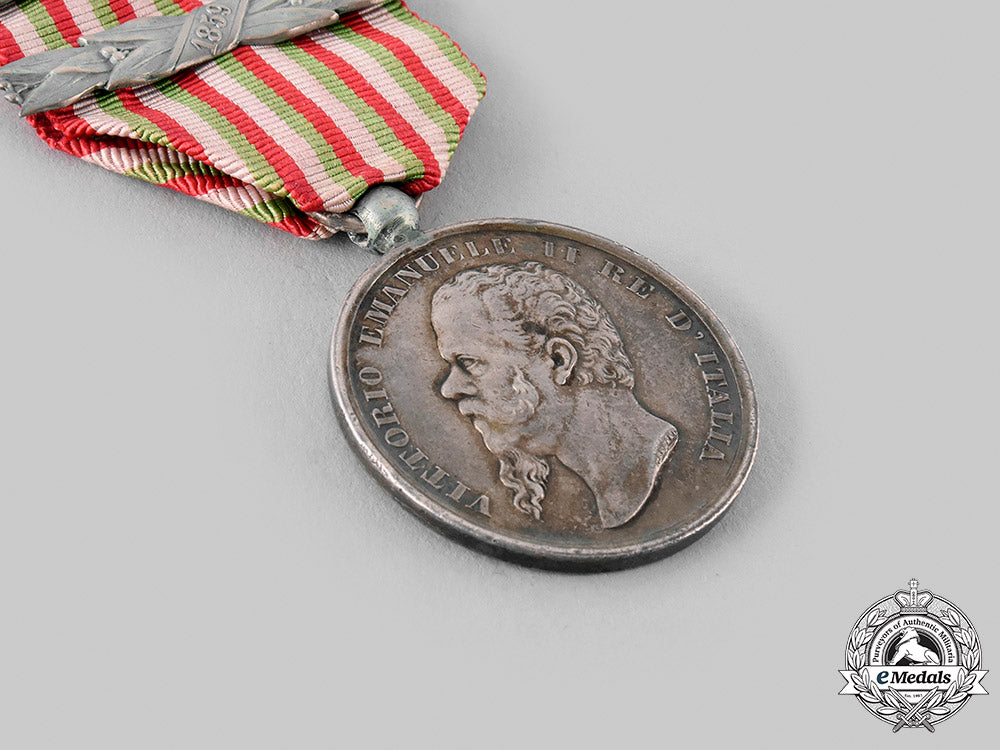 italy,_kingdom._a_medal_for_the_wars_of_independence&_the_unity_of_italy,2_clasps,_c.1866_m19_21837