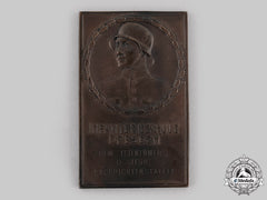 Germany, Weimar Republic. A Winner’s Plaque Of The 1928 Sports Festival Of The Infantry School In Dresden, C. 1930